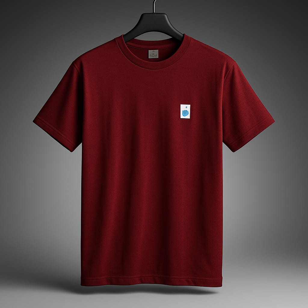 Men’s Minimalist T-Shirt – Norway Chest Print Tee