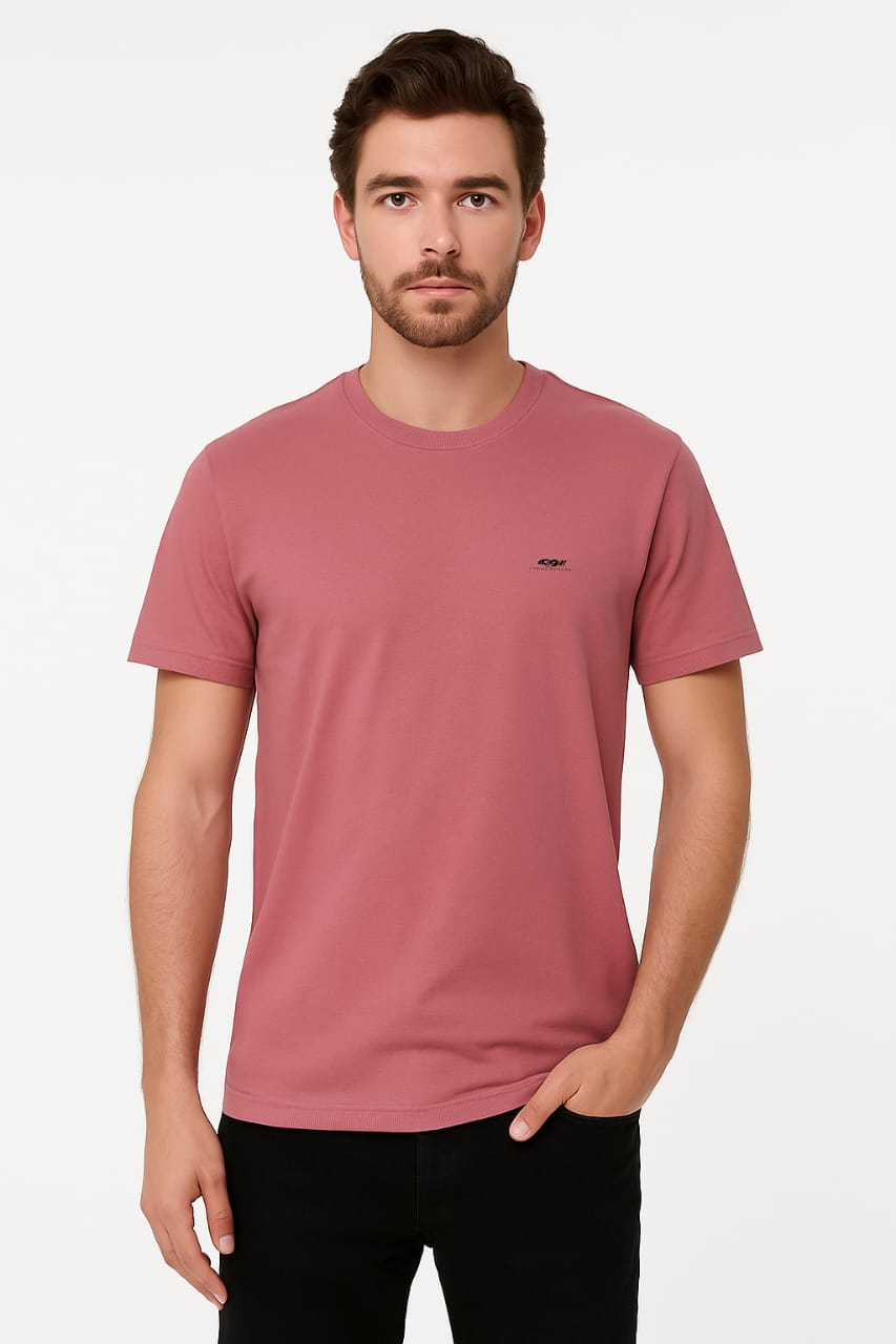 Men’s Minimalist T-Shirt – Norway Chest Print Tee