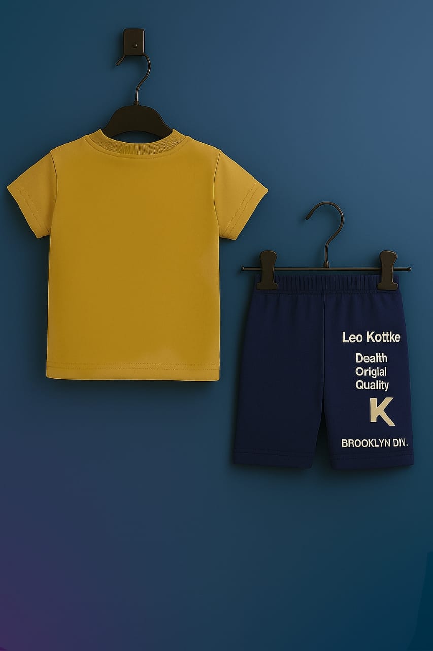 "Boys Summer Set – LOTTK Graphic Print Tee & Shorts Combo"