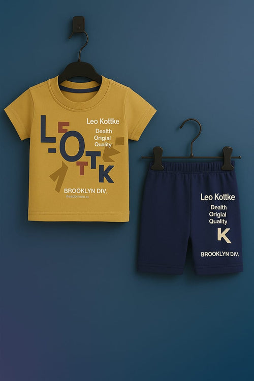 "Boys Summer Set – LOTTK Graphic Print Tee & Shorts Combo"