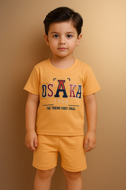 "Boys Osaka Graphic Co-ord Set – Bold T-Shirt & Shorts | Viral Trend Summer Wear"