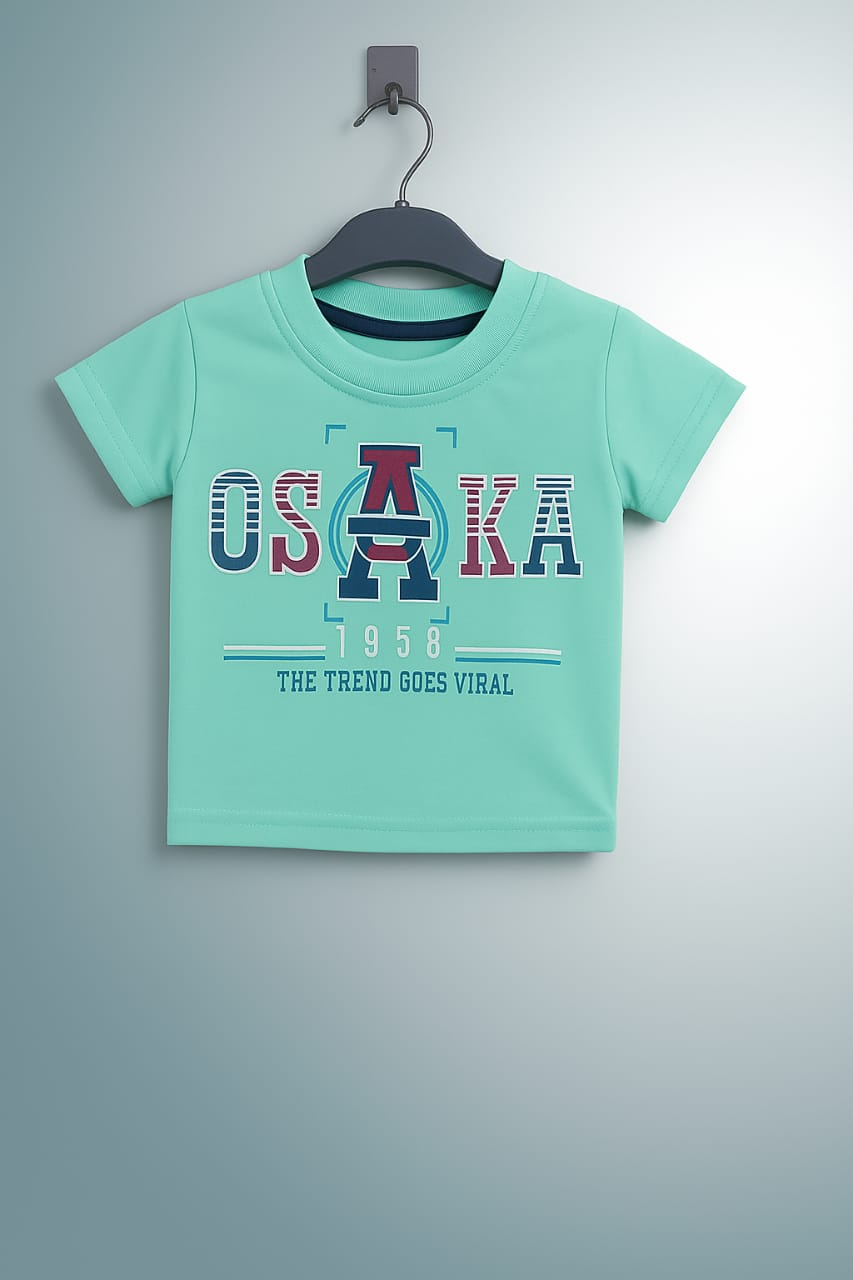 "Boys Osaka Graphic Co-ord Set – Bold T-Shirt & Shorts | Viral Trend Summer Wear"