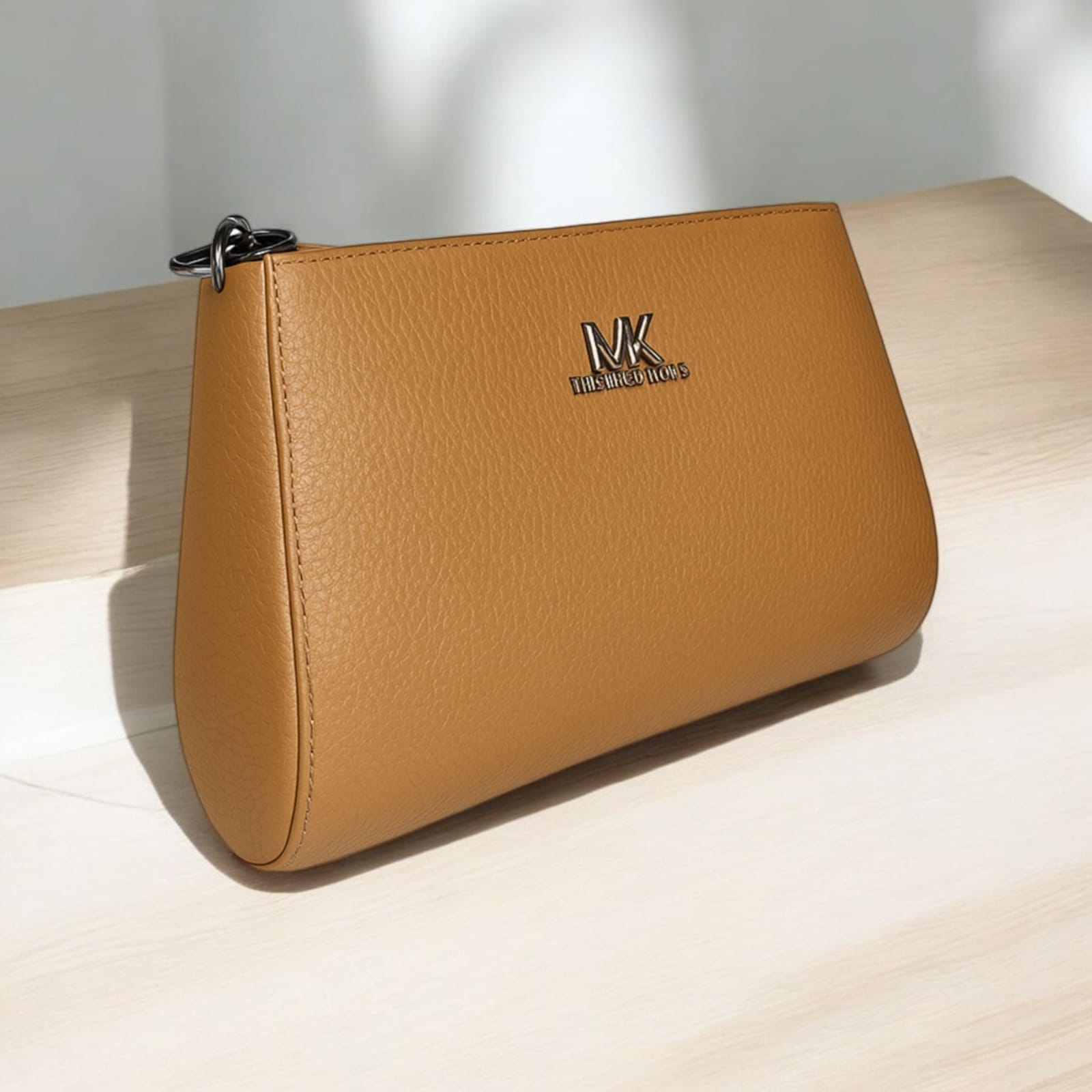 MK Signature Bottom Round Shoulder Bag