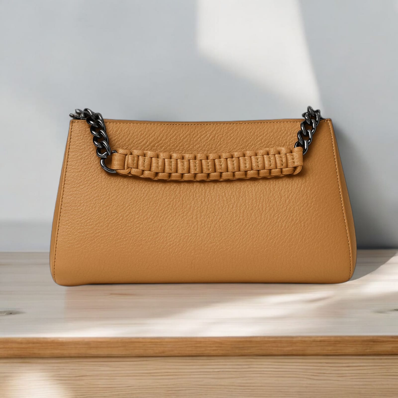 MK Signature Bottom Round Shoulder Bag