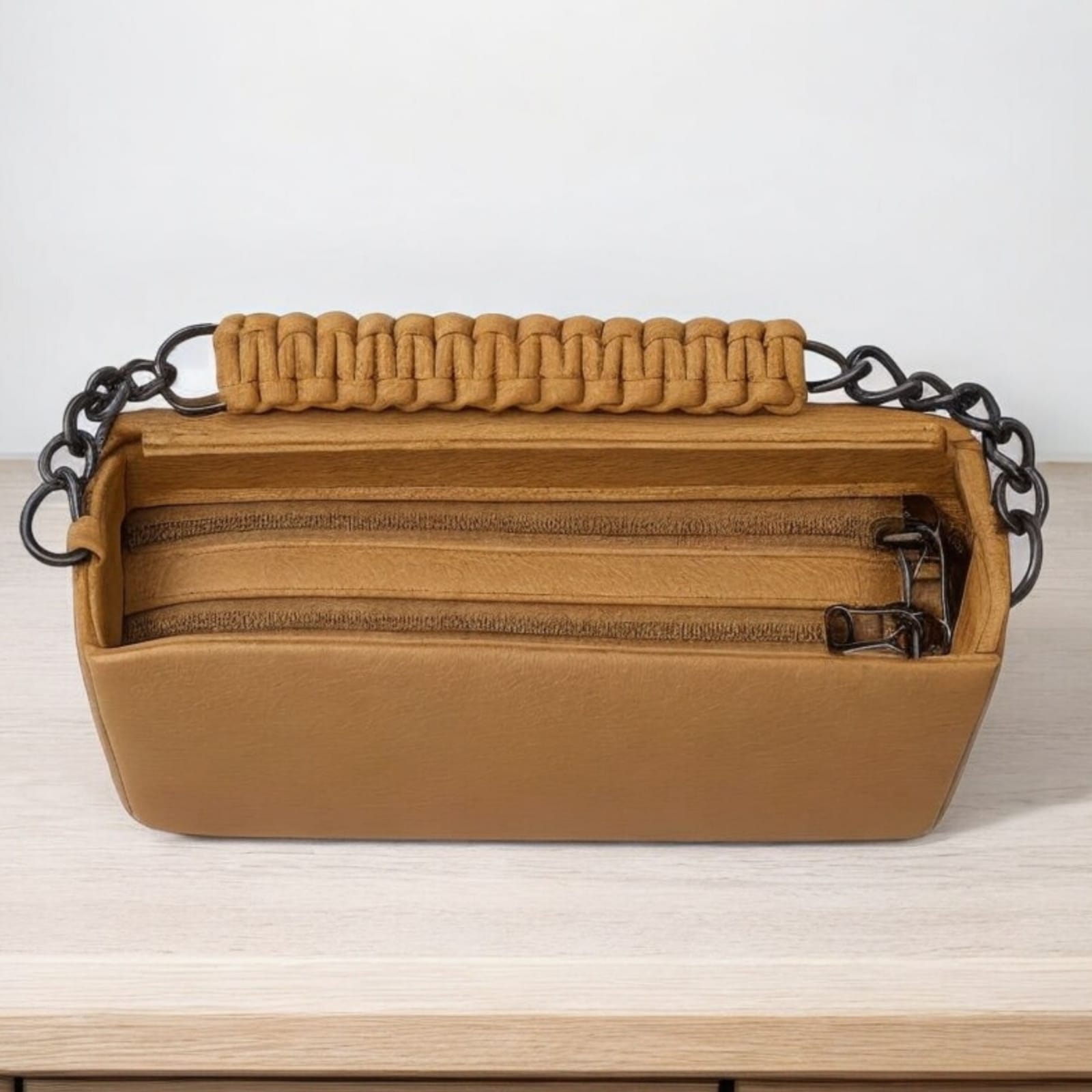 MK Signature Bottom Round Shoulder Bag