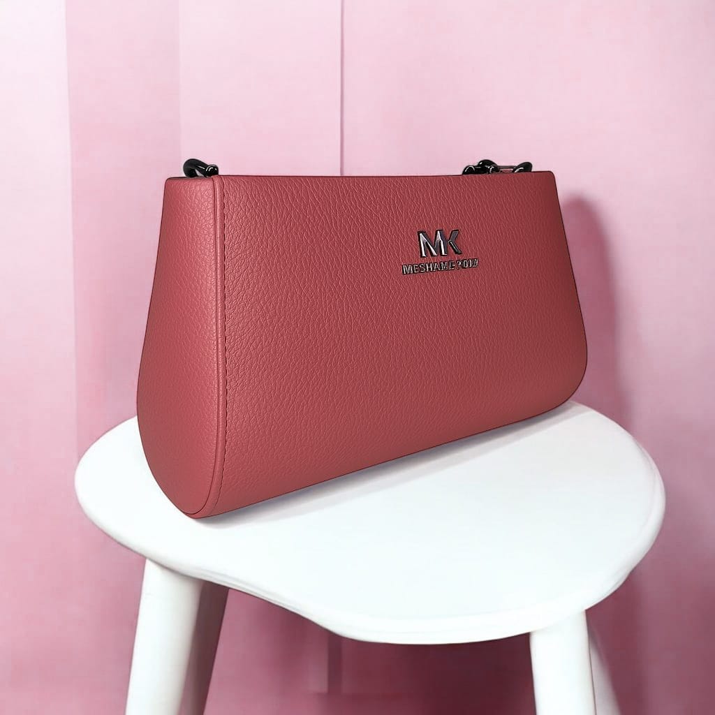 MK Signature Bottom Round Shoulder Bag