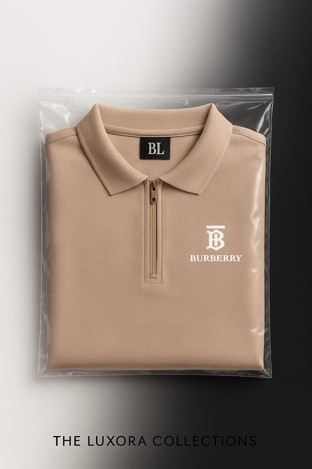 Men’s Zippered Polo Shirt