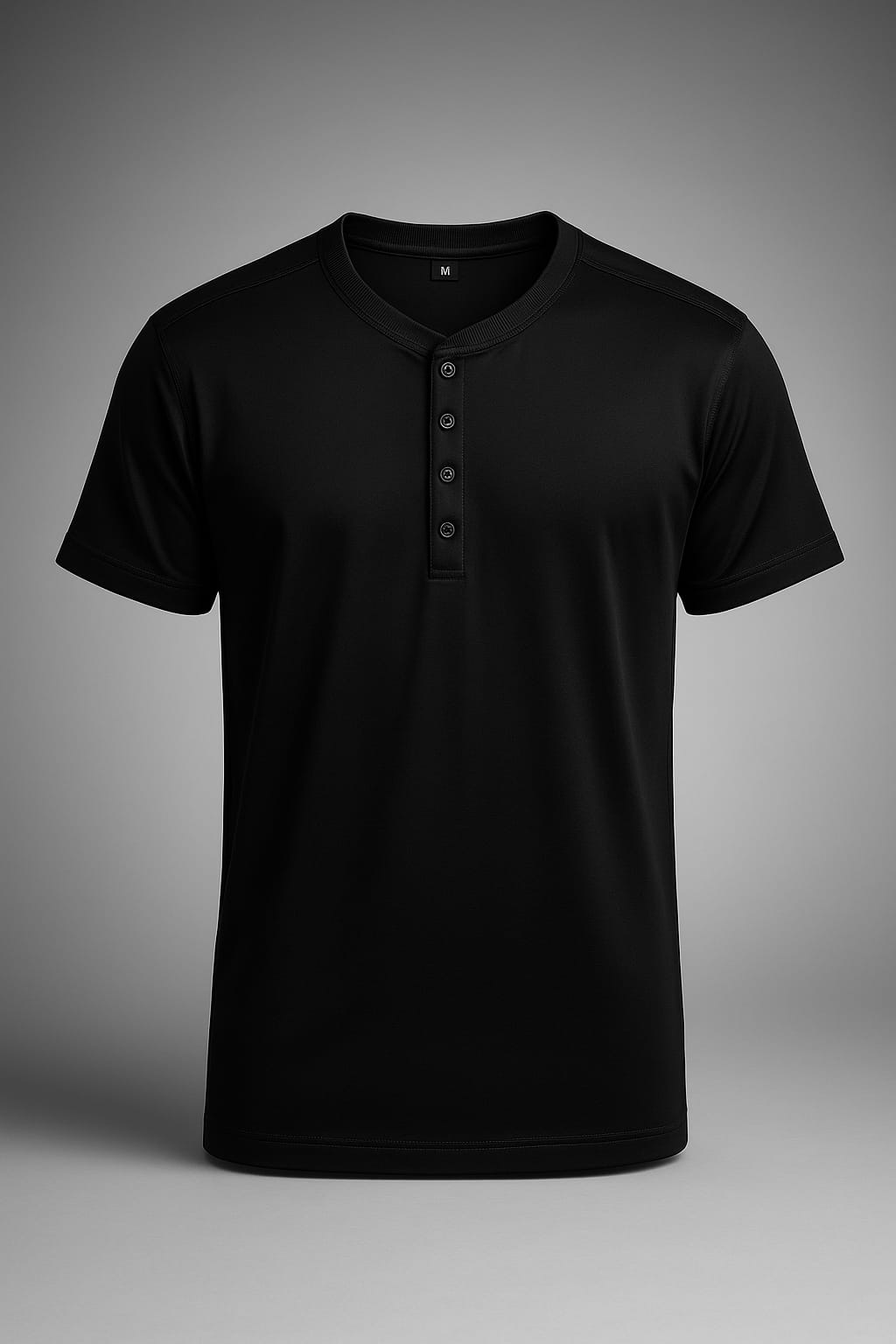 Men’s Button-Up Crew T-Shirts – Bold Casual Fit