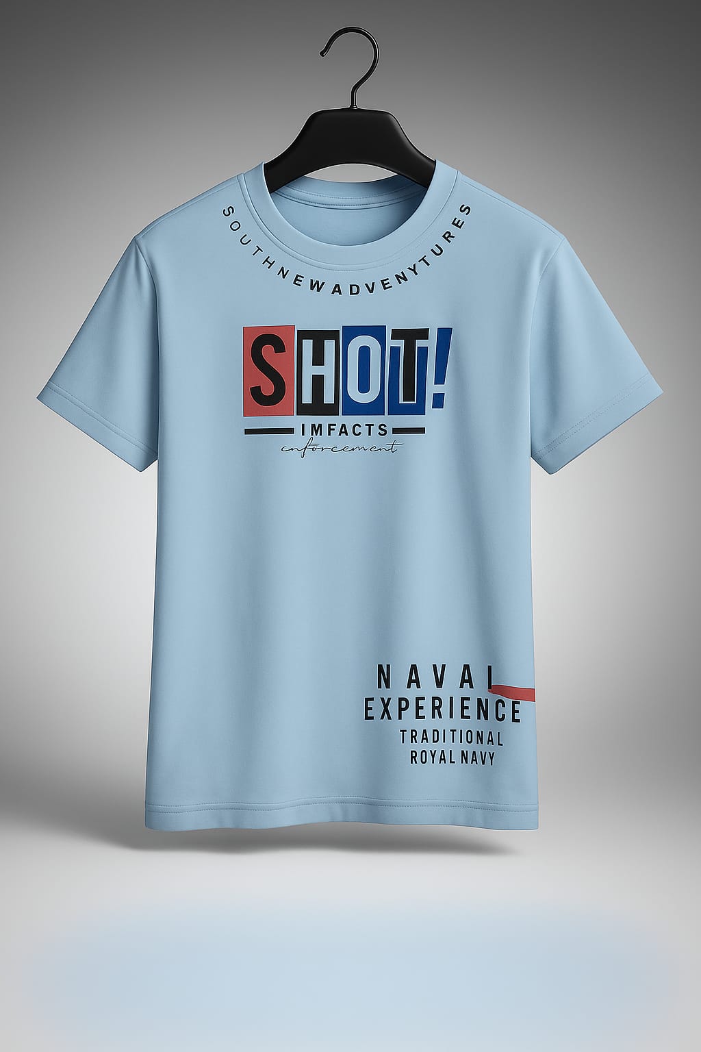 Theme Printed T-Shirt – Modern Fit for Men