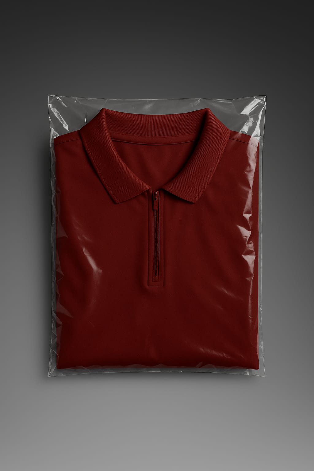 Men’s Zippered Polo Shirt