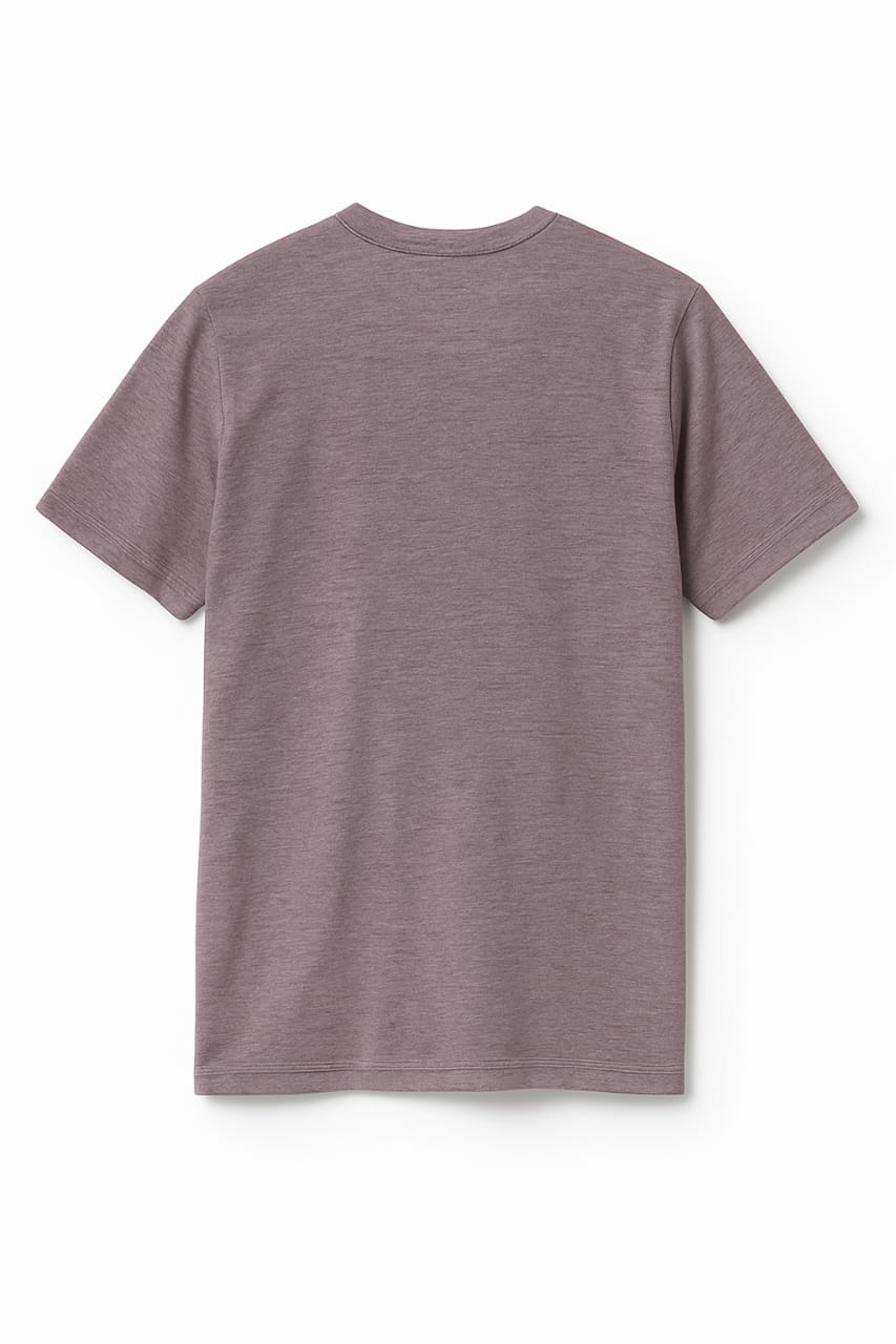 Men’s Navy Zip Polo T-Shirt with Contrast Collar – Casual Smartwear