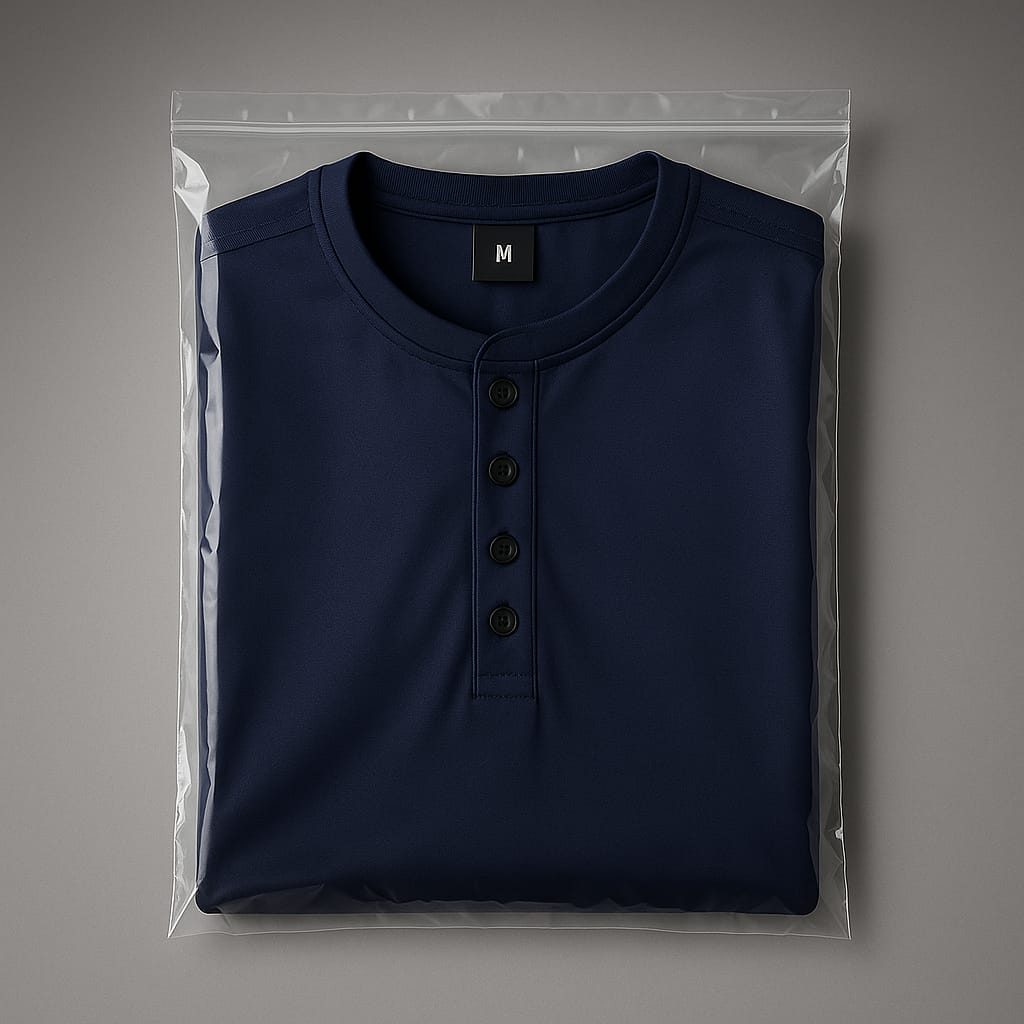 Men’s Button-Up Crew T-Shirts – Bold Casual Fit