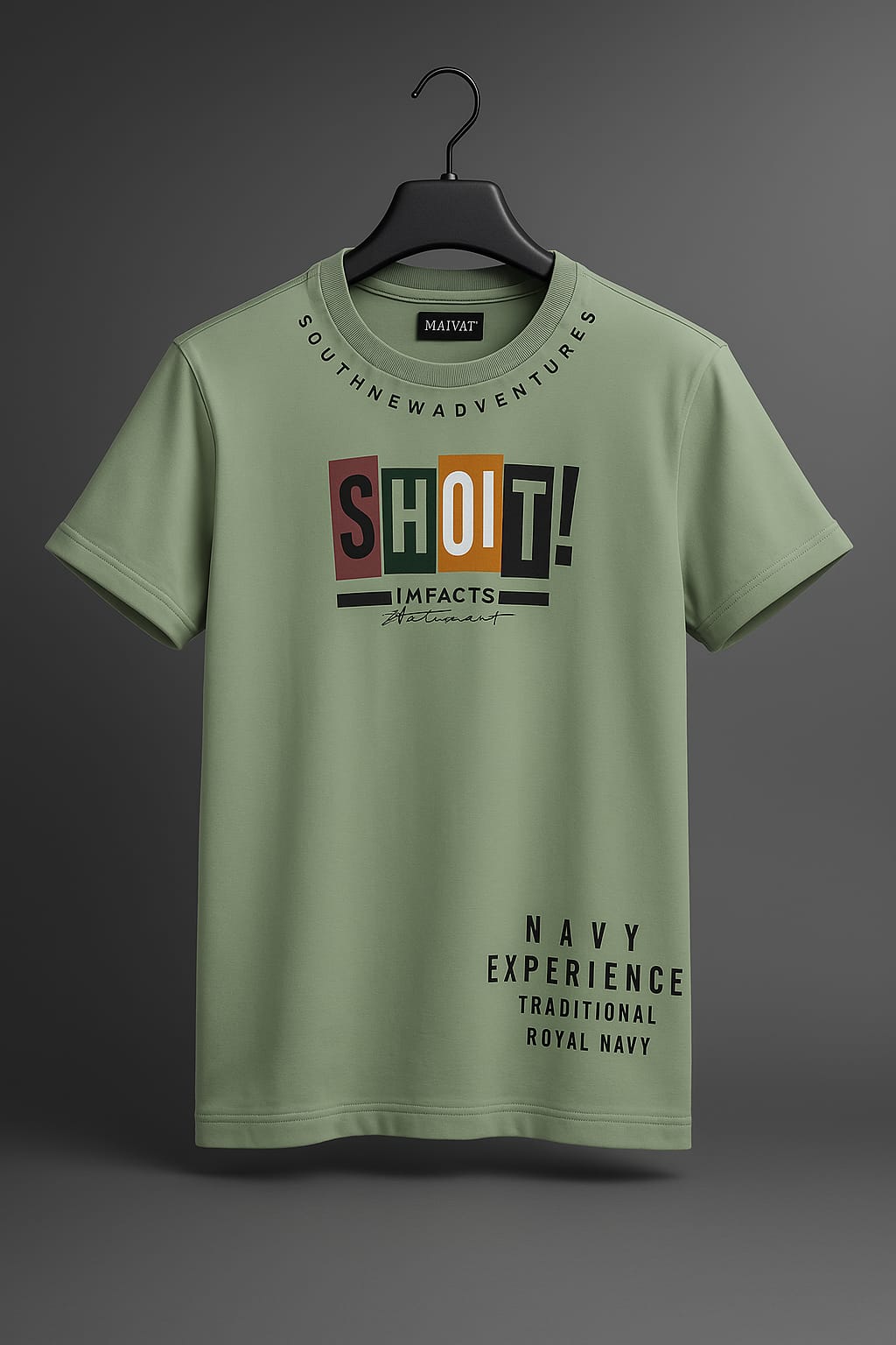 Theme Printed T-Shirt – Modern Fit for Men