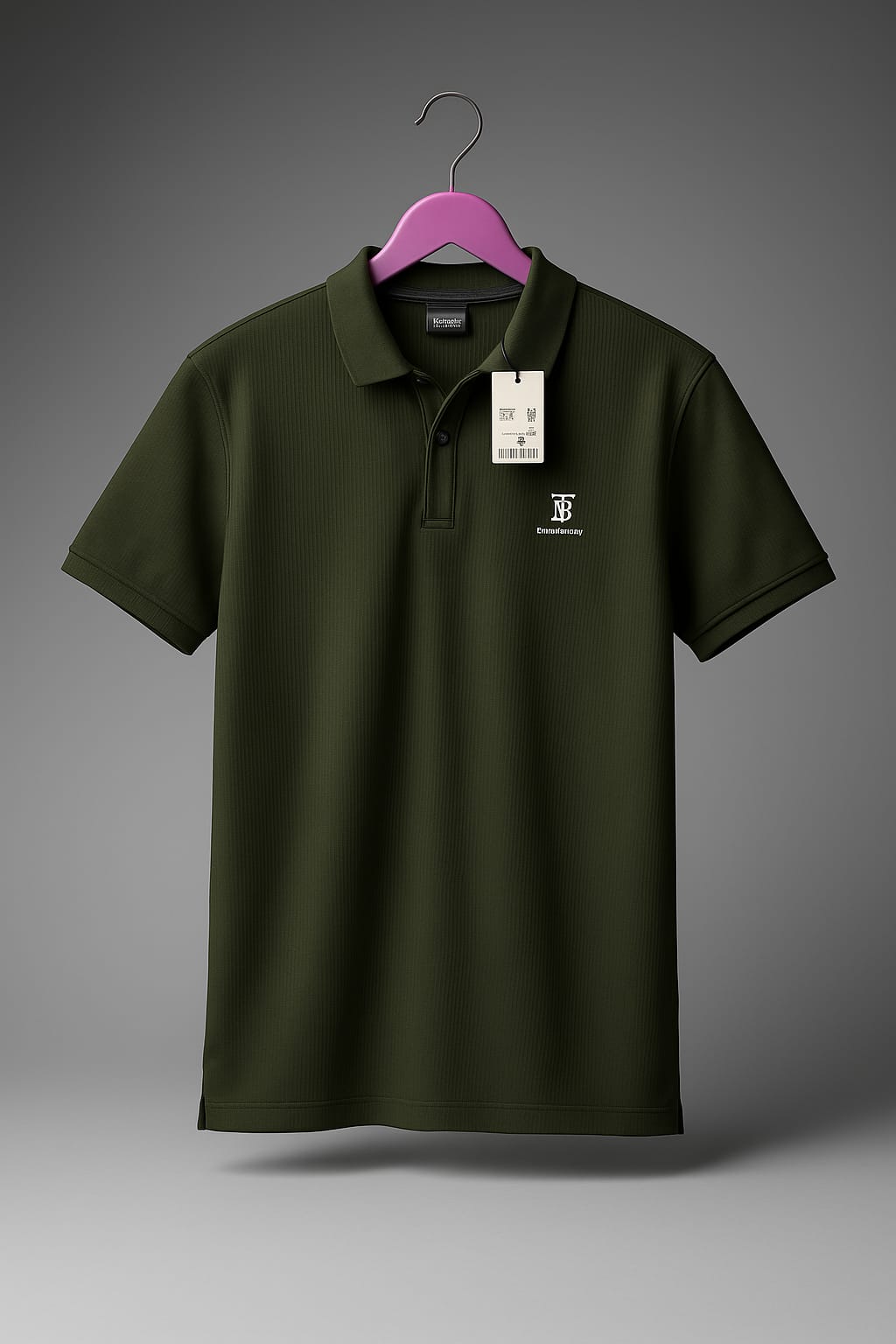 Men’s Zippered Polo Shirt