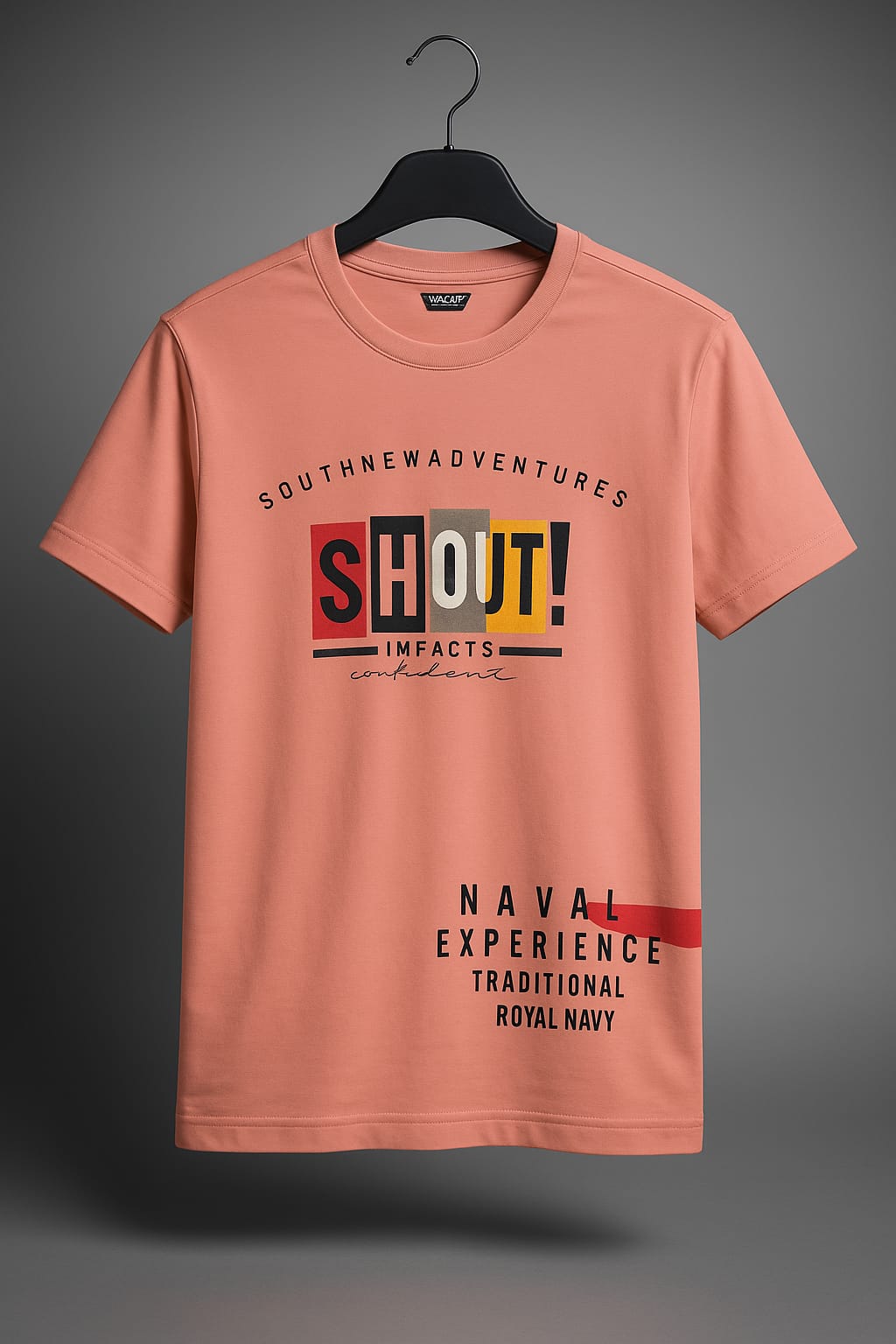 Theme Printed T-Shirt – Modern Fit for Men