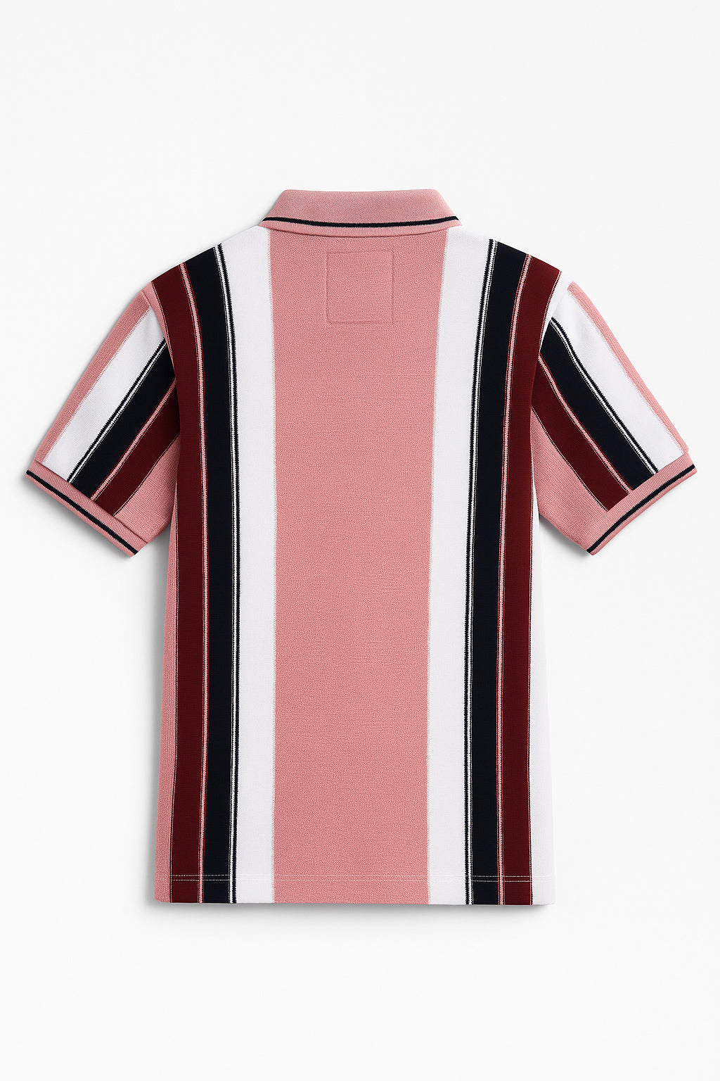 Vintage-Inspired Polo for Men – Contrast Stripe Detailing