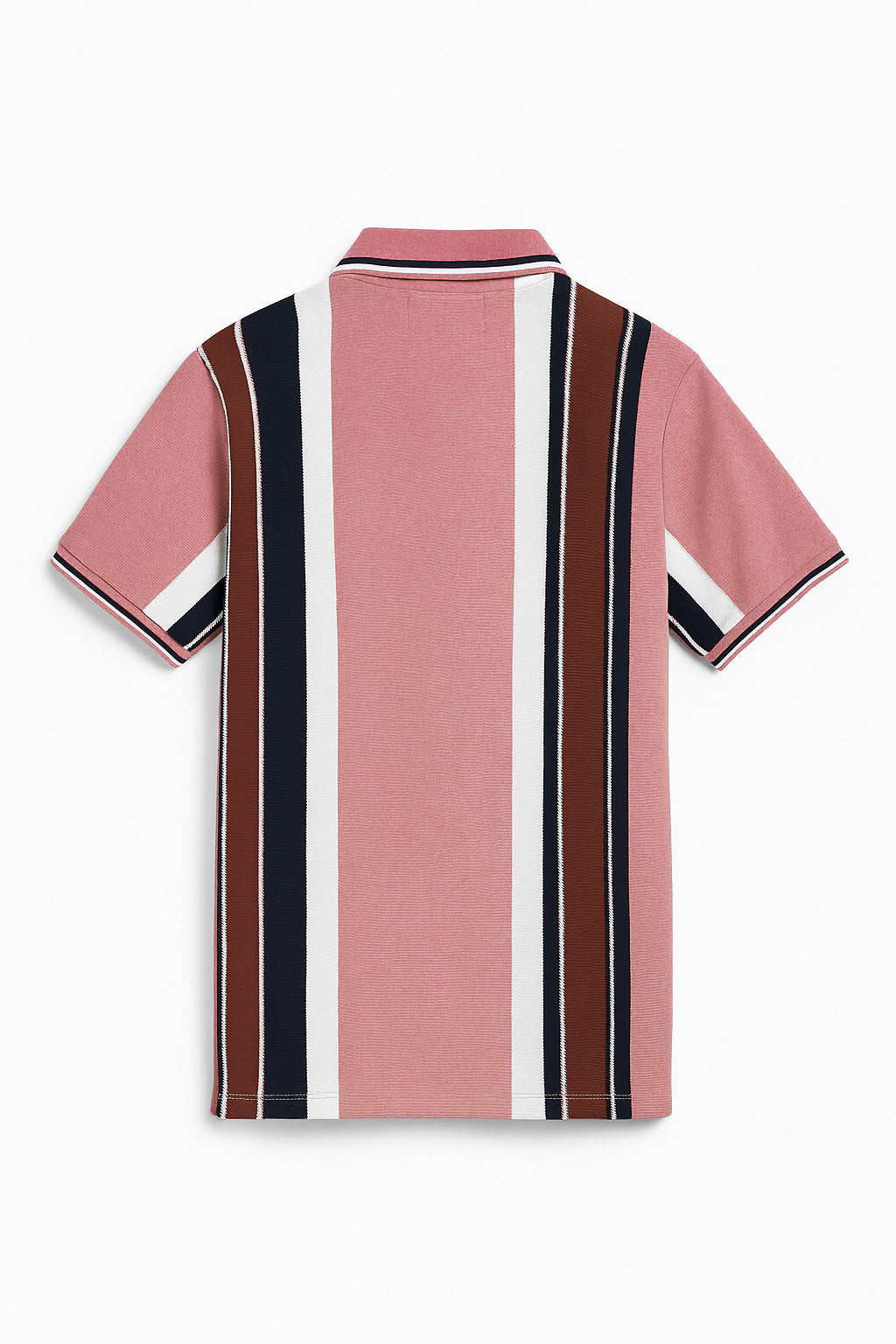 Vintage-Inspired Polo for Men – Contrast Stripe Detailing