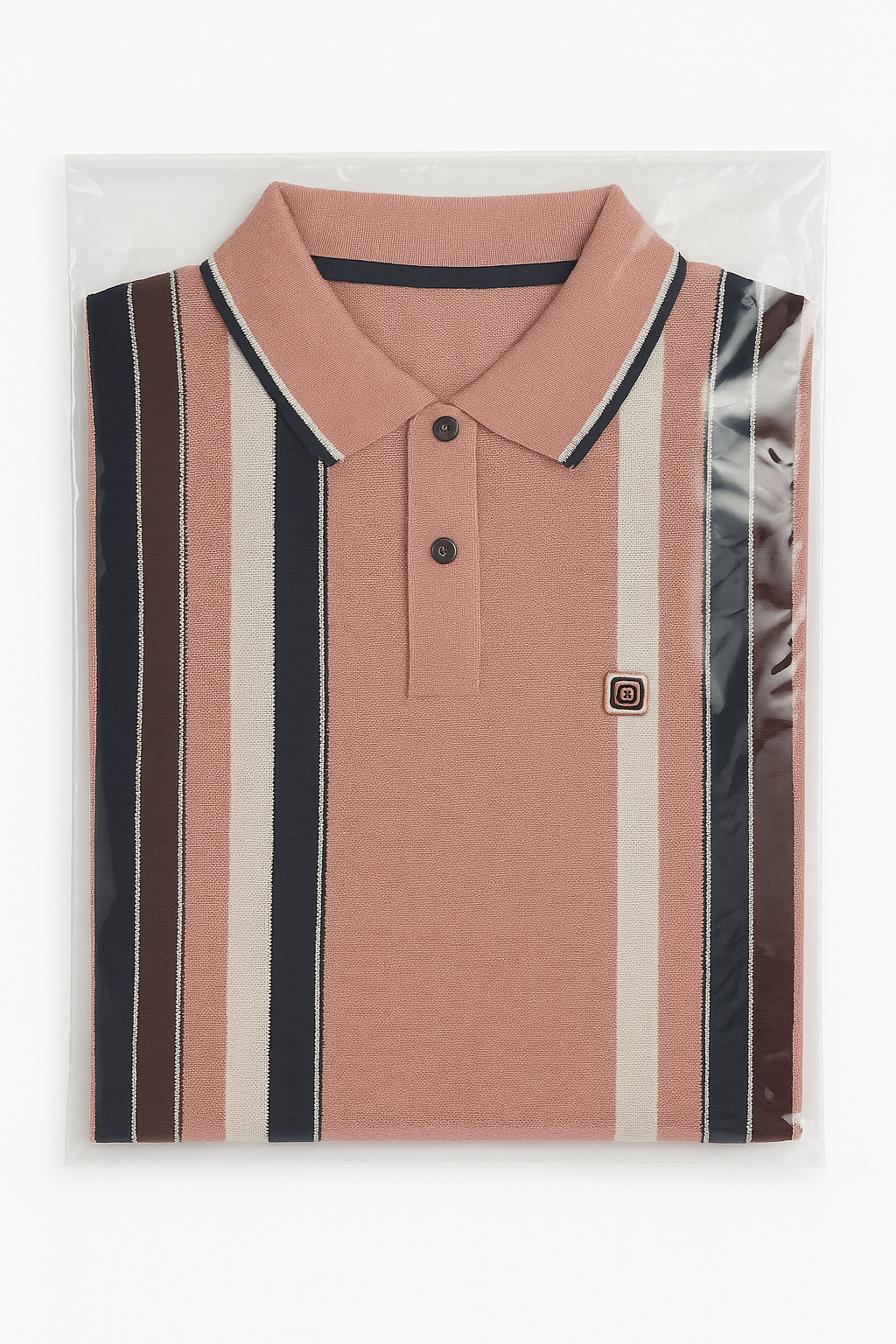Vintage-Inspired Polo for Men – Contrast Stripe Detailing