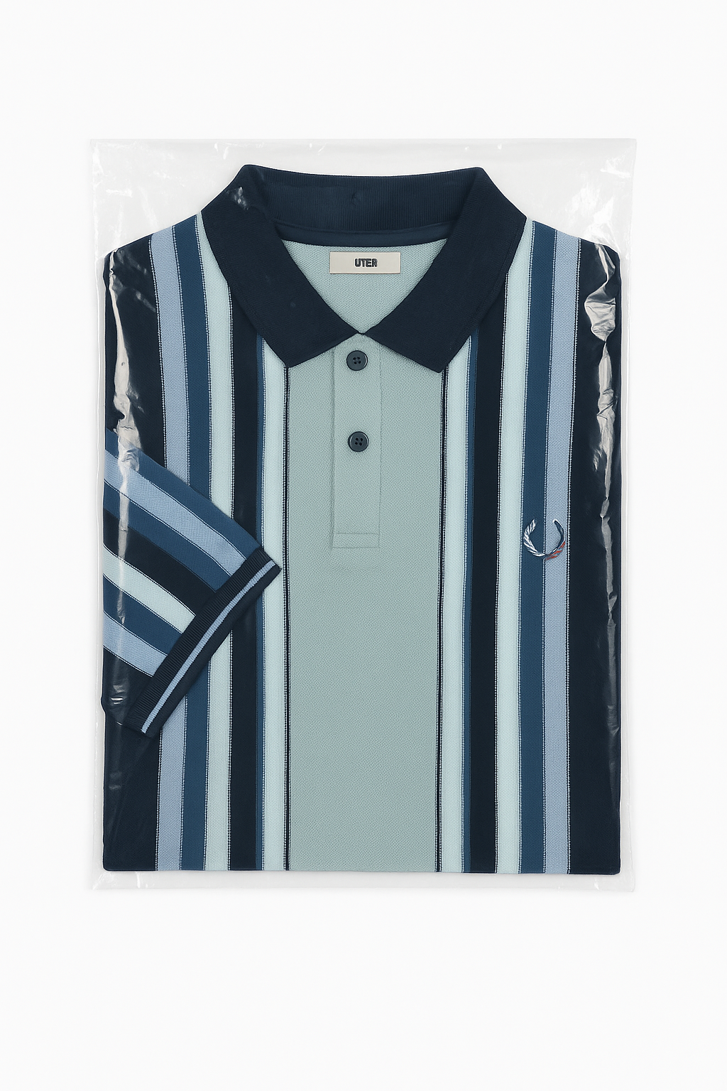 Vintage-Inspired Polo for Men – Contrast Stripe Detailing