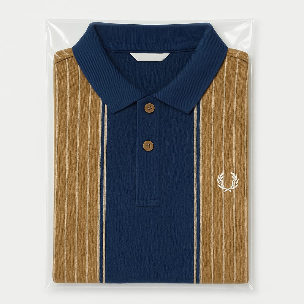 Vintage-Inspired Polo for Men – Contrast Stripe Detailing