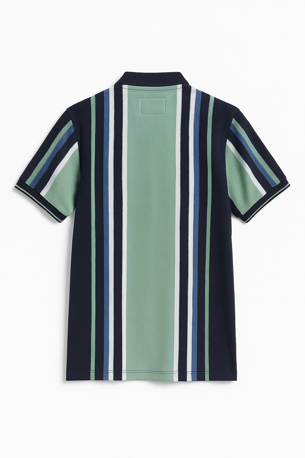 Vintage-Inspired Polo for Men – Contrast Stripe Detailing