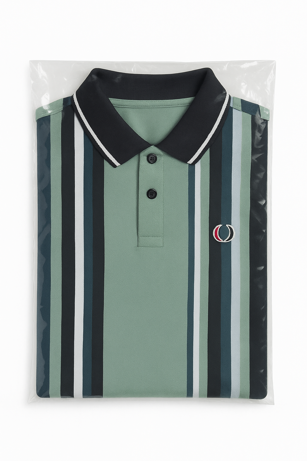 Vintage-Inspired Polo for Men – Contrast Stripe Detailing