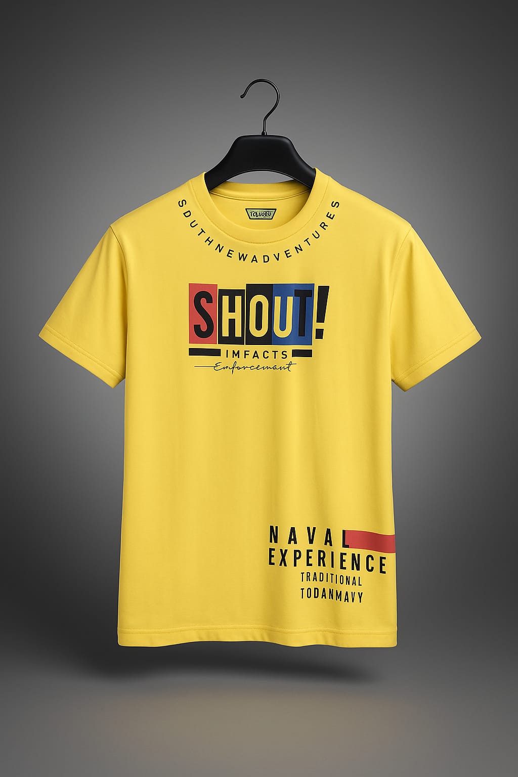 Theme Printed T-Shirt – Modern Fit for Men