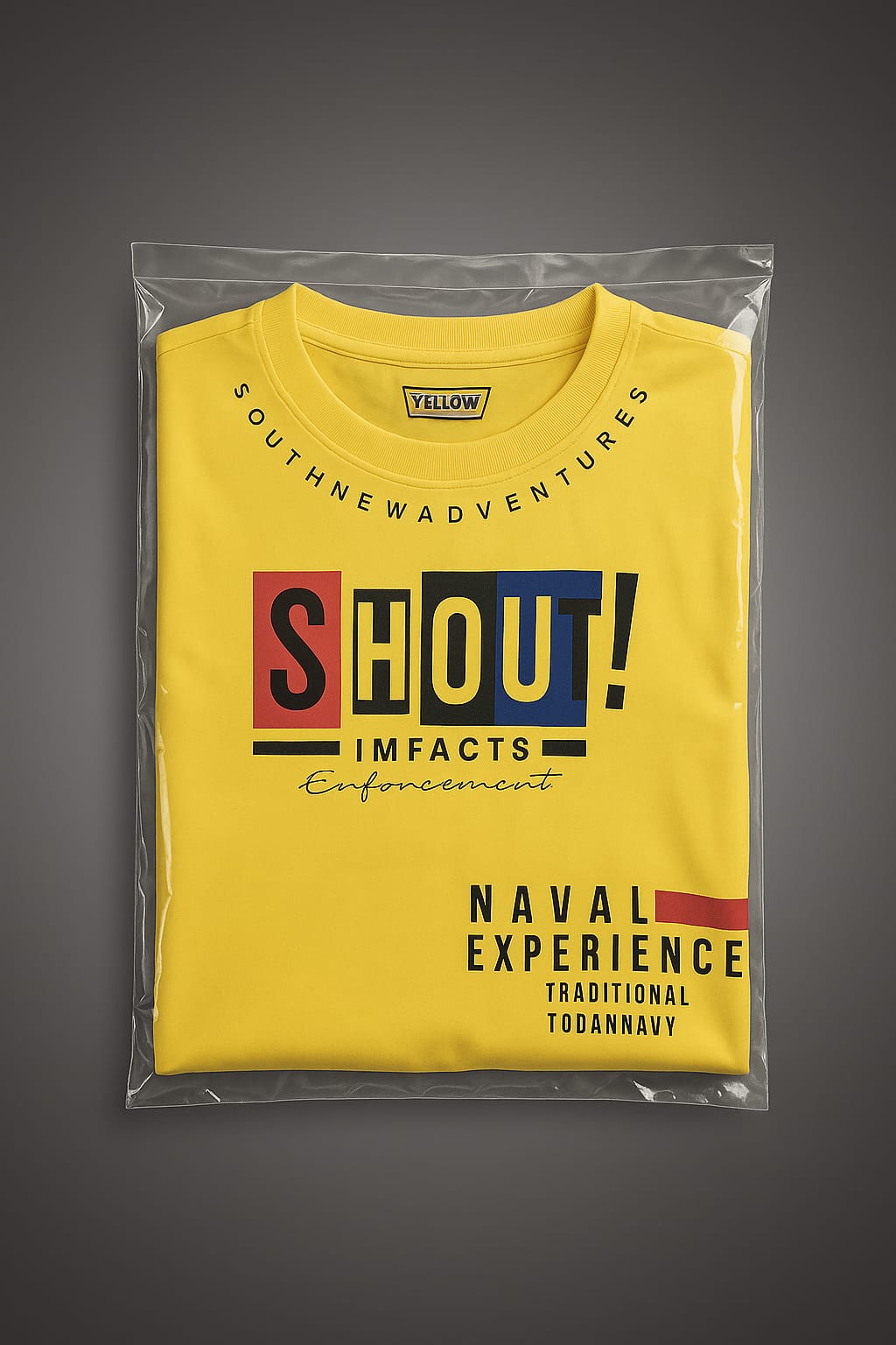 Theme Printed T-Shirt – Modern Fit for Men