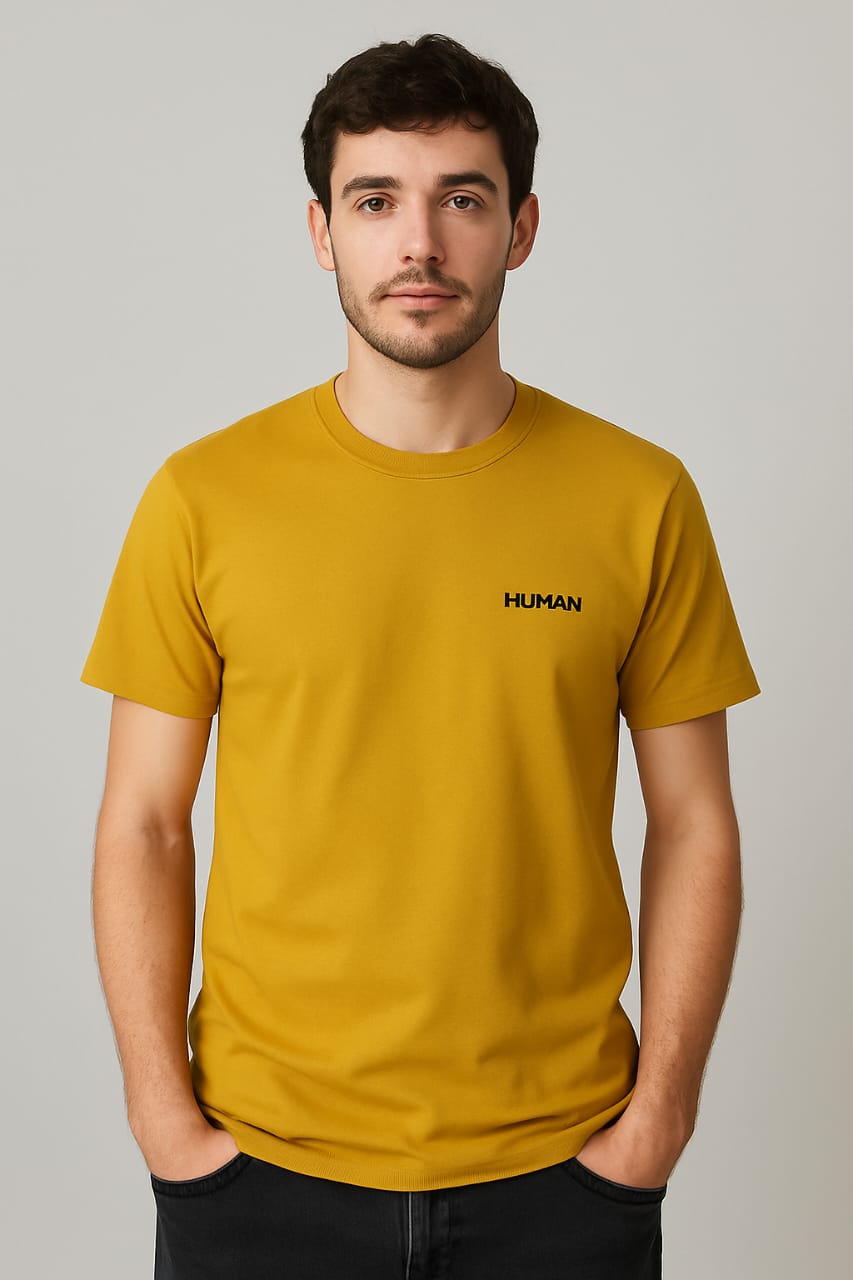 Men’s Minimalist T-Shirt – Norway Chest Print Tee