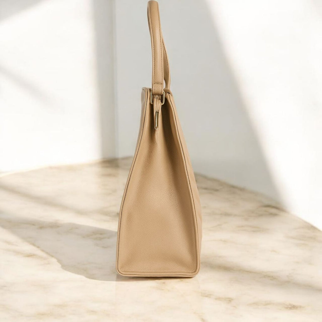 Neutral Chevron Work Bag