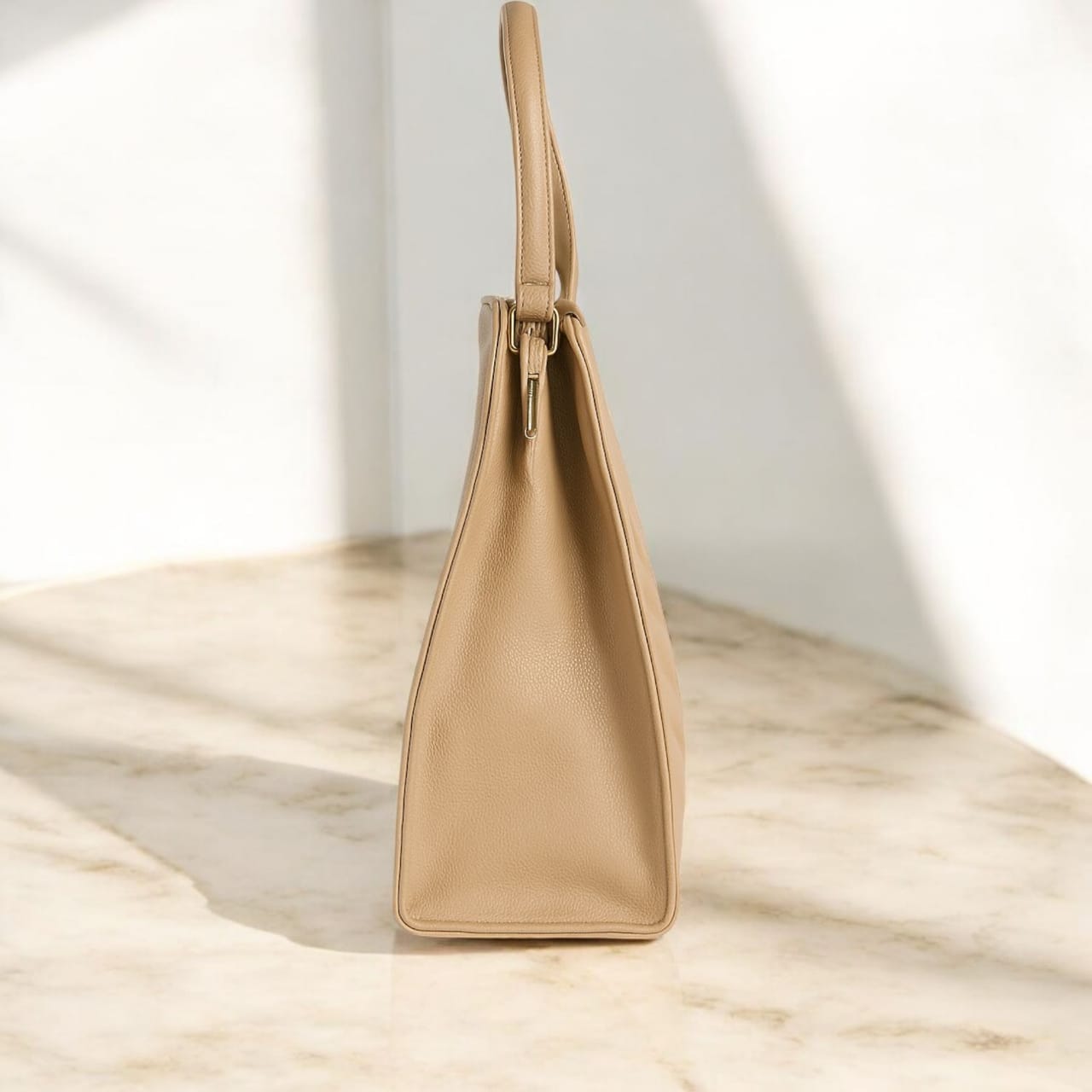 Neutral Chevron Work Bag