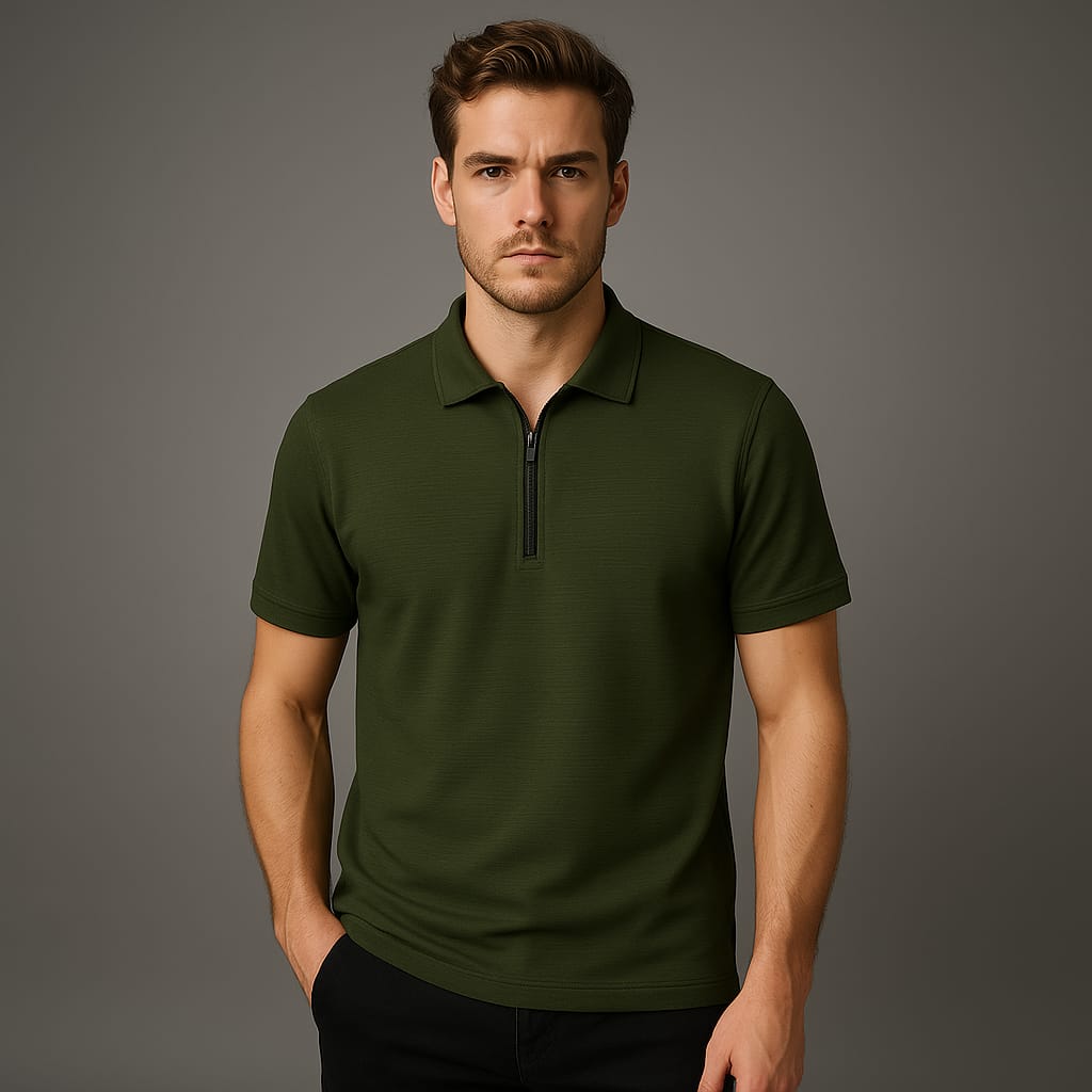 Men’s Minimalist T-Shirt – Norway Chest Print Tee