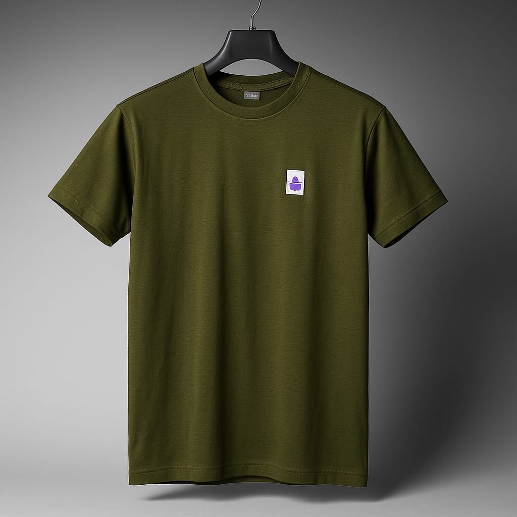 Men’s Minimalist T-Shirt – Norway Chest Print Tee