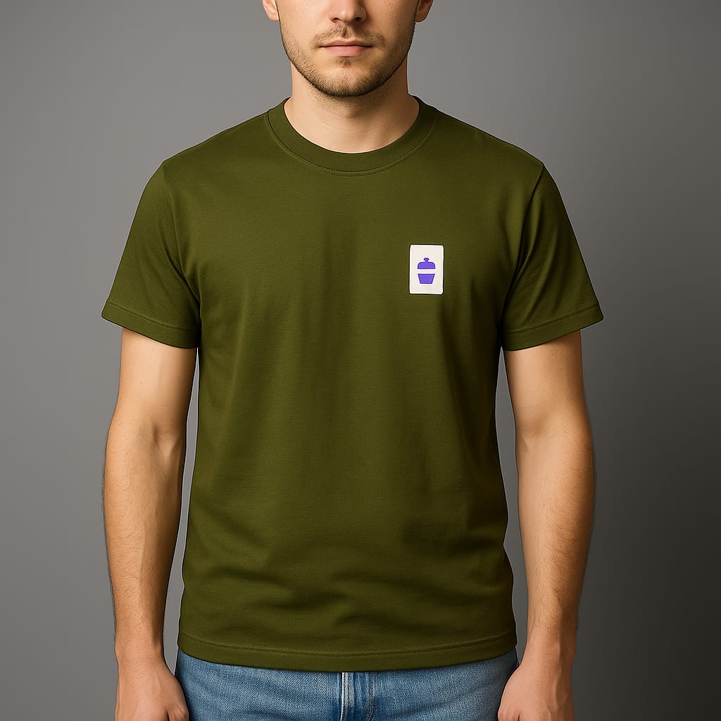 Men’s Minimalist T-Shirt – Norway Chest Print Tee