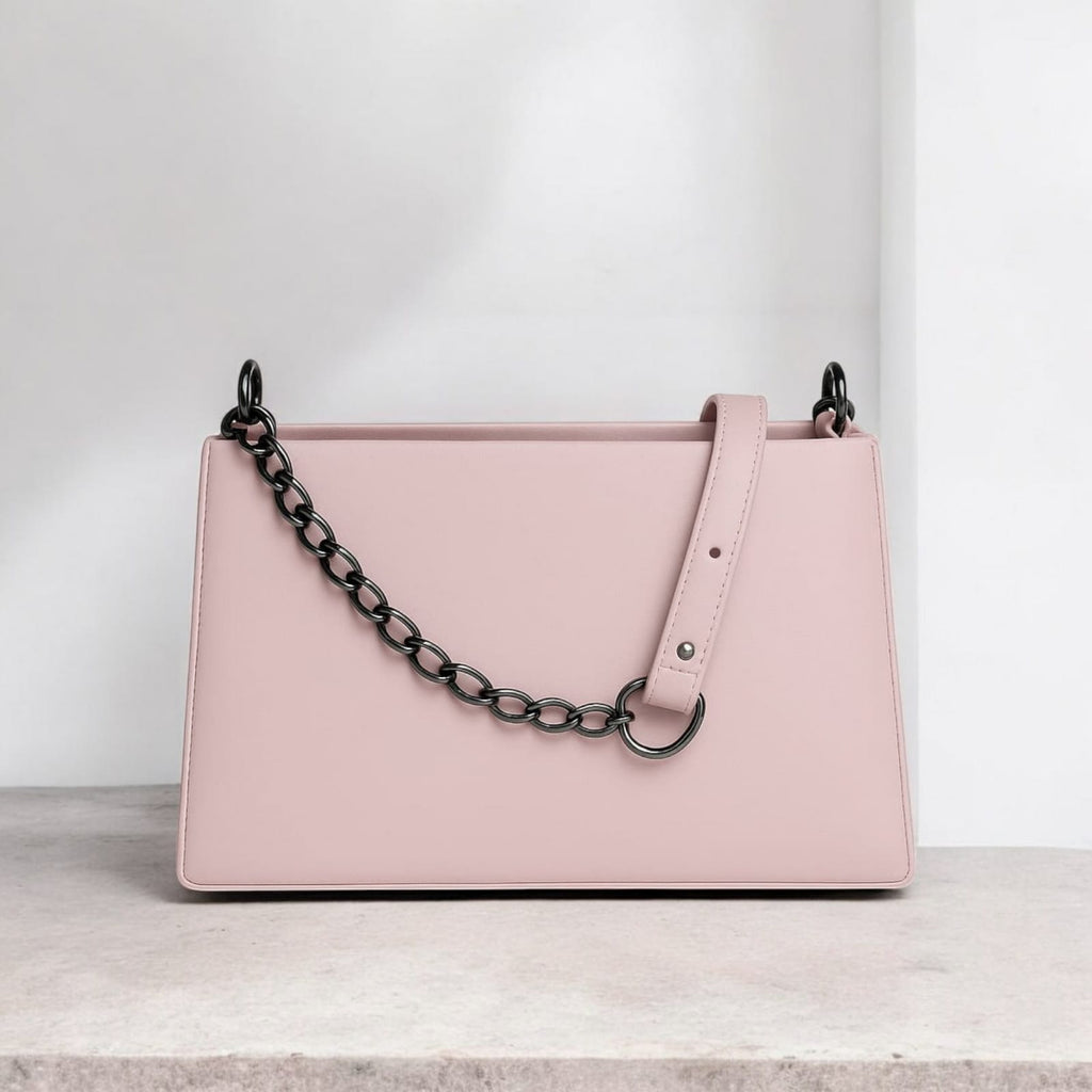 Valentino-Inspired Quilted Shoulder Bag