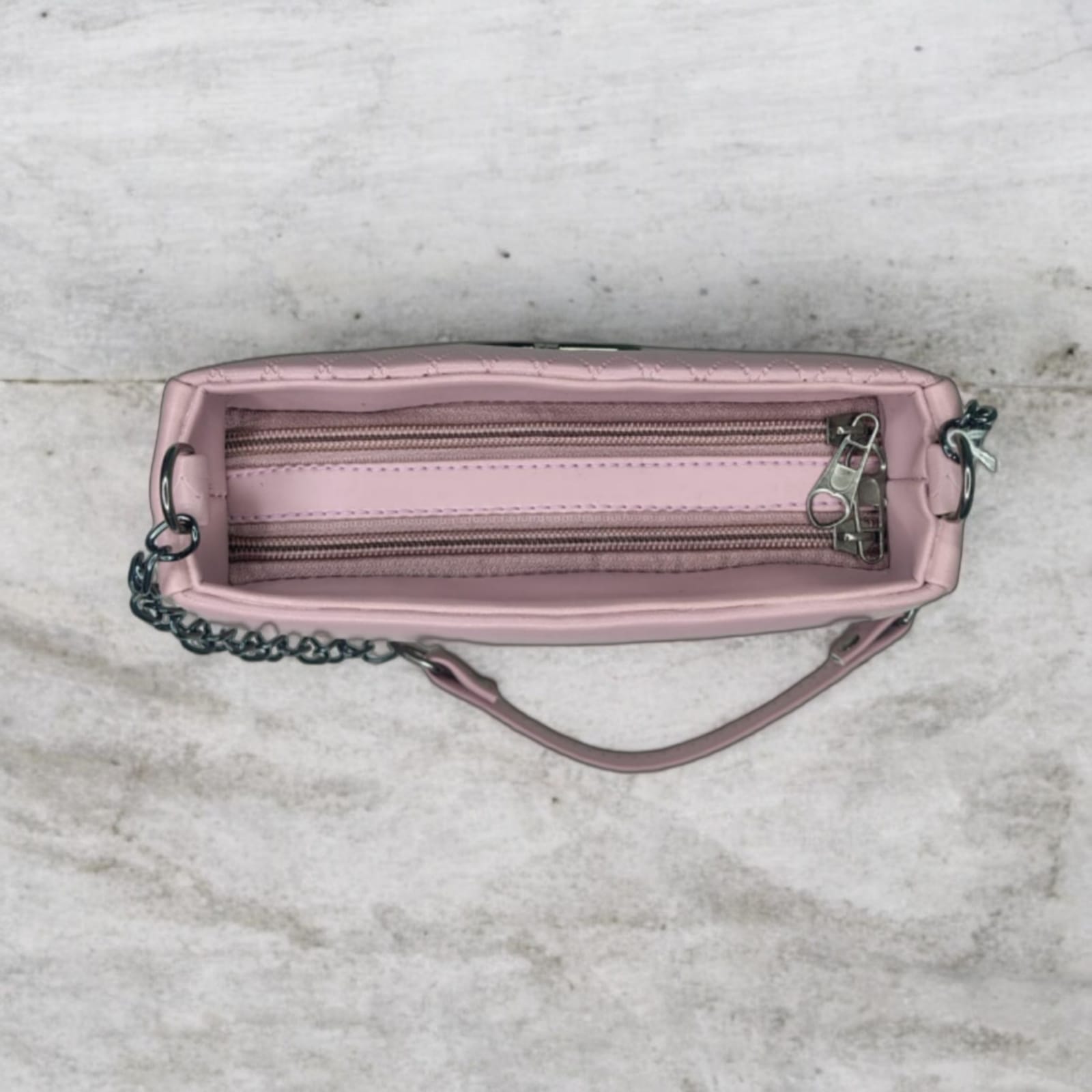 Valentino-Inspired Quilted Shoulder Bag