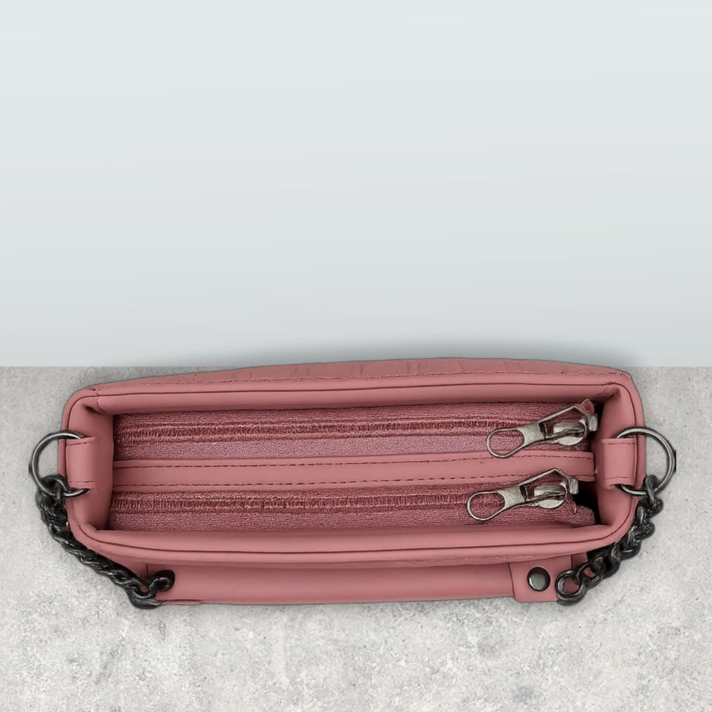 Valentino-Inspired Quilted Shoulder Bag